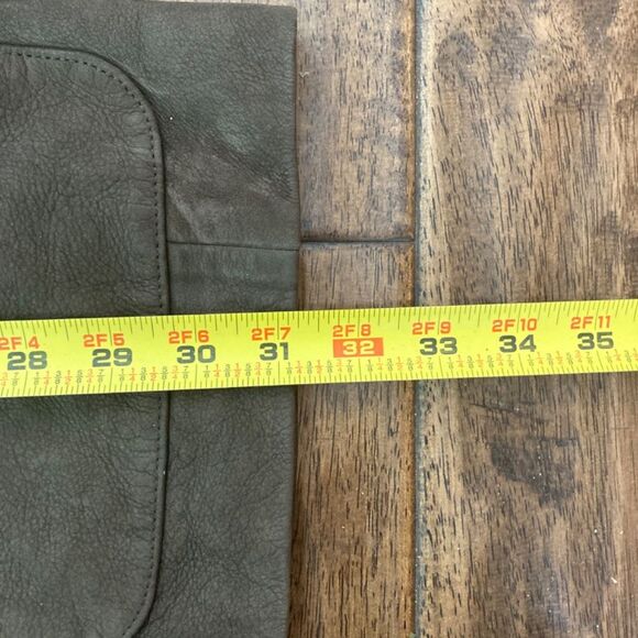 Wilke Rodriguez Brown Genuine Leather Jacket Mens Large Button Front Classic - Picture 6 of 8